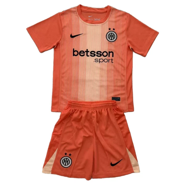 Inter Milan Keeper Drakt Barn 2025-26 Oransje Inter Milan Keeper Drakt Barn 2025-26 Oransje