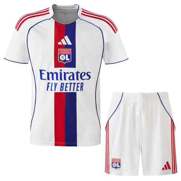Olympique Lyonnais Hjemmedrakt Barn 2025-26 - med Bukse Olympique Lyonnais Hjemmedrakt Barn 2025-26 - med Bukse