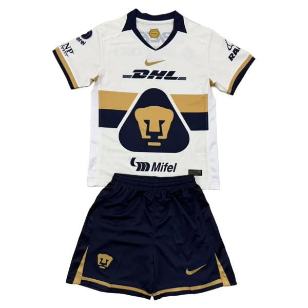 Pumas UNAM Hjemmedrakt Barn 2025-26 - med Bukse Pumas UNAM Hjemmedrakt Barn 2025-26 - med Bukse