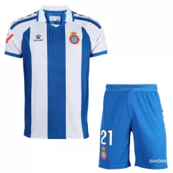 RCD Espanyol Hjemmedrakt Barn 2025-26 - med Bukse RCD Espanyol Hjemmedrakt Barn 2025-26 - med Bukse