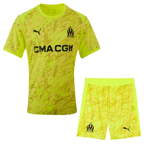 Olympique de Marseille Keeper Drakt Barn 2025-26 Gul Olympique de Marseille Keeper Drakt Barn 2025-26 Gul