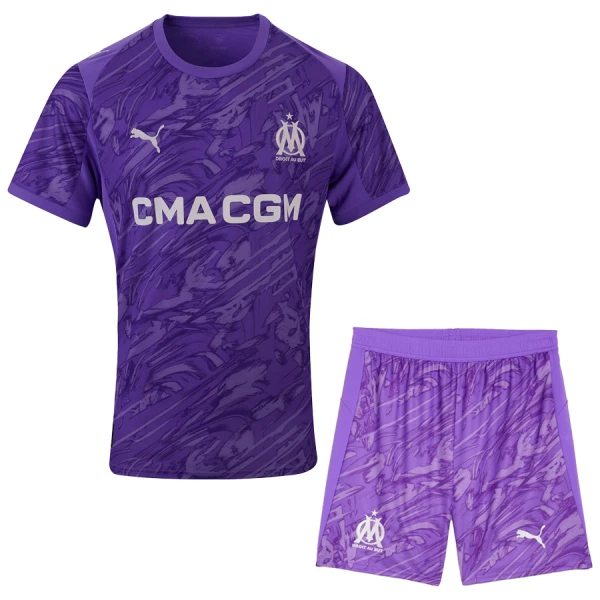 Olympique de Marseille Keeper Drakt Barn 2025-26 Lilla Olympique de Marseille Keeper Drakt Barn 2025-26 Lilla