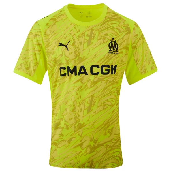 Olympique de Marseille Keeper Drakt Herre 2025-26 Gul