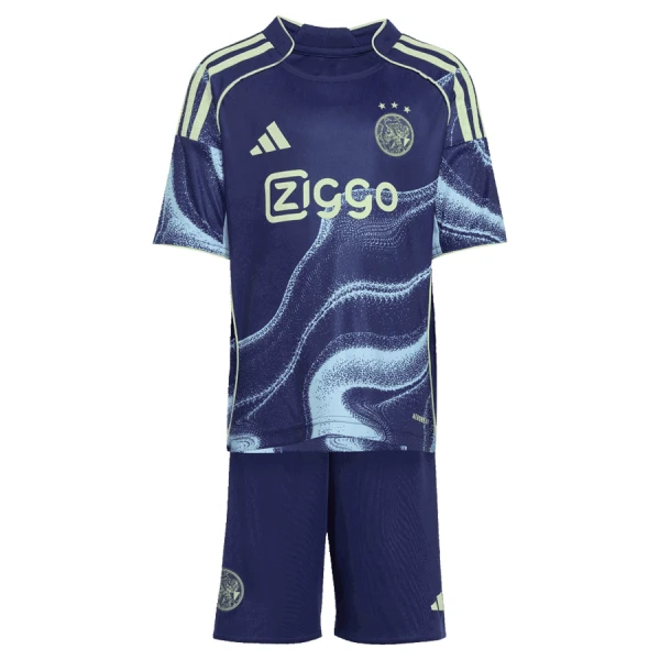Ajax Amsterdam Bortedrakt Barn 2025-26 - med Bukse Ajax Amsterdam Bortedrakt Barn 2025-26 - med Bukse