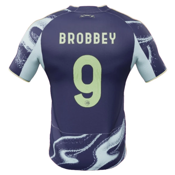 Ajax Amsterdam Brobbey 9 Bortedrakt Herre 2025-26 Ajax Amsterdam Brobbey 9 Bortedrakt Herre 2025-26