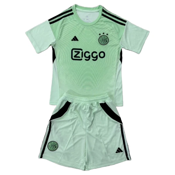 Ajax Amsterdam Keeper Drakt Barn 2025-26 Grønn Ajax Amsterdam Keeper Drakt Barn 2025-26 Grønn