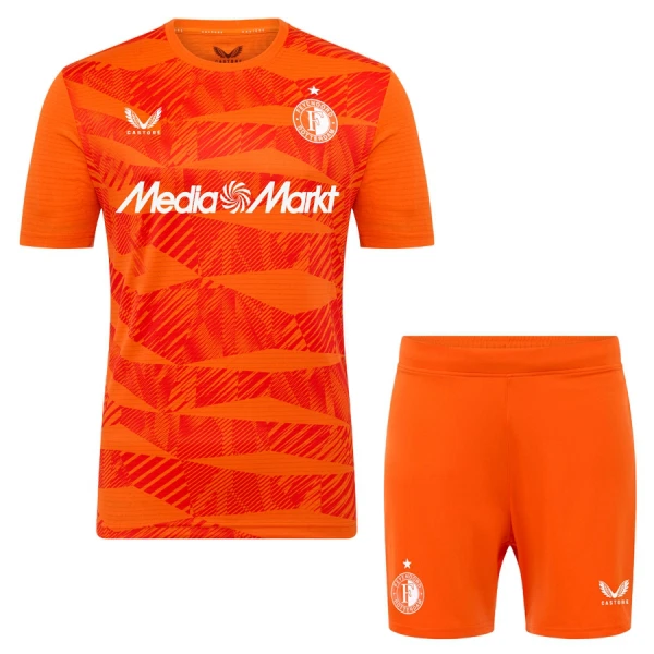 Feyenoord Rotterdam Keeper Drakt Barn 2025-26 Oransje Feyenoord Rotterdam Keeper Drakt Barn 2025-26 Oransje