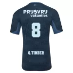 Feyenoord Rotterdam Q. Timber 8 Bortedrakt Herre 2025-26