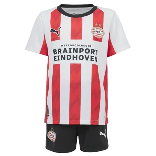 PSV Eindhoven Hjemmedrakt Barn 2025-26 - med Bukse PSV Eindhoven Hjemmedrakt Barn 2025-26 - med Bukse