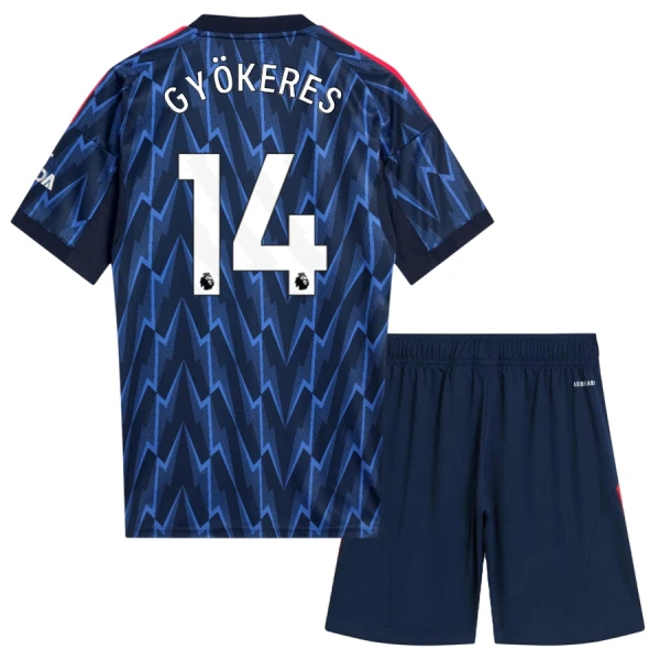 Arsenal Gyokeres 14 Bortedrakt Barn 2025-26 - med Bukse Arsenal Gyokeres 14 Bortedrakt Barn 2025-26 - med Bukse