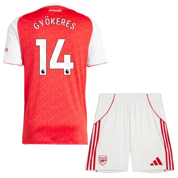 Arsenal Gyokeres 14 Hjemmedrakt Barn 2025-26 - med Bukse Arsenal Gyokeres 14 Hjemmedrakt Barn 2025-26 - med Bukse