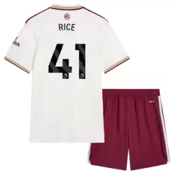 Arsenal Rice 41 Tredjedrakt Barn 2025-26 - med Bukse Arsenal Rice 41 Tredjedrakt Barn 2025-26 - med Bukse