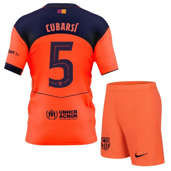 FC Barcelona Cubarsi 5 Tredjedrakt Barn 2025-26 - med Bukse FC Barcelona Cubarsi 5 Tredjedrakt Barn 2025-26 - med Bukse