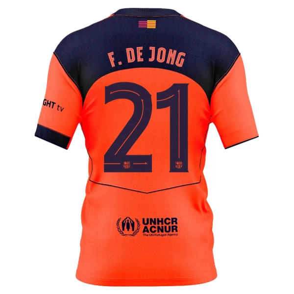 FC Barcelona Frenkie de Jong 21 Tredjedrakt Herre 2025-26 FC Barcelona Frenkie de Jong 21 Tredjedrakt Herre 2025-26