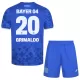Bayer Leverkusen Alejandro Grimaldo 20 Tredjedrakt Barn 2025-26 - med Bukse Bayer Leverkusen Alejandro Grimaldo 20 Tredjedrakt Barn 2025-26 - med Bukse