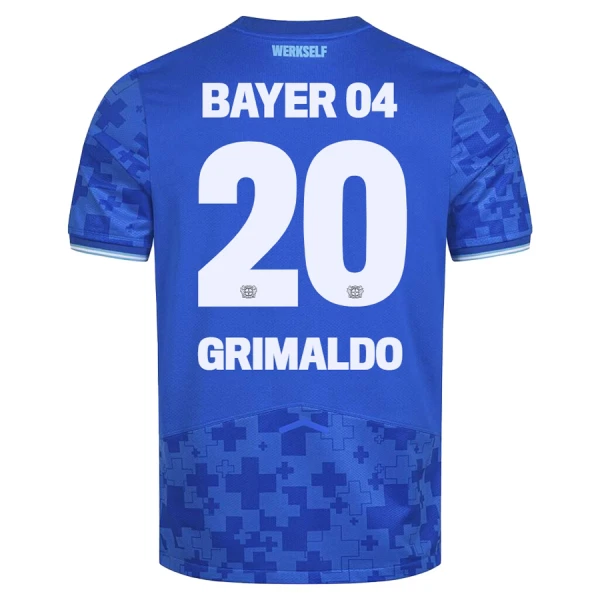 Bayer Leverkusen Alejandro Grimaldo 20 Tredjedrakt Herre 2025-26 Bayer Leverkusen Alejandro Grimaldo 20 Tredjedrakt Herre 2025-26