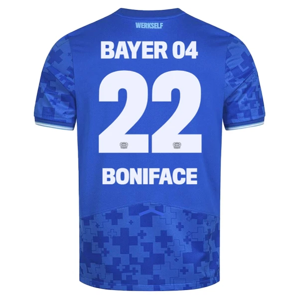 Bayer Leverkusen Victor Boniface 22 Tredjedrakt Herre 2025-26 Bayer Leverkusen Victor Boniface 22 Tredjedrakt Herre 2025-26
