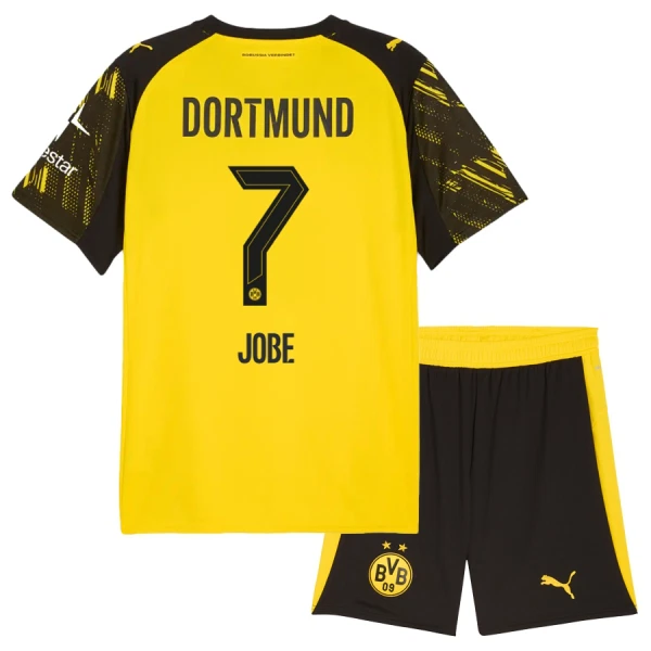 Borussia Dortmund Jobe 7 Hjemmedrakt Barn 2025-26 - med Bukse Borussia Dortmund Jobe 7 Hjemmedrakt Barn 2025-26 - med Bukse
