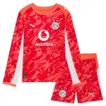 Borussia Dortmund Keeper Drakt Barn 2025-26 Langermet Rød