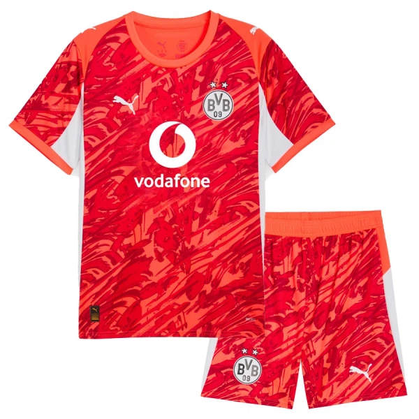 Borussia Dortmund Keeper Drakt Barn 2025-26 Rød Borussia Dortmund Keeper Drakt Barn 2025-26 Rød