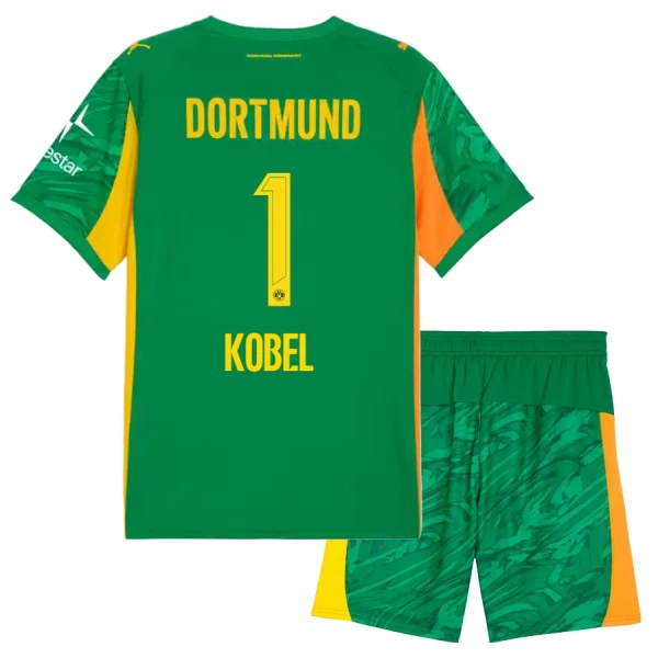 Borussia Dortmund Kobel 1 Keeper Drakt Barn 2025-26 Grønn Borussia Dortmund Kobel 1 Keeper Drakt Barn 2025-26 Grønn