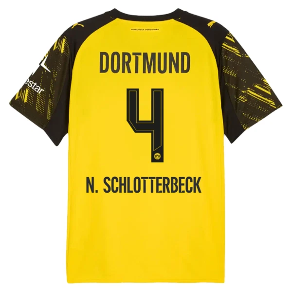 Borussia Dortmund N. Schlotterbeck 4 Hjemmedrakt Herre 2025-26 Borussia Dortmund N. Schlotterbeck 4 Hjemmedrakt Herre 2025-26
