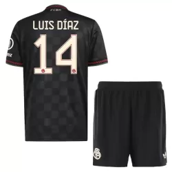 FC Bayern München Luis Díaz 14 Tredjedrakt Barn 2025-26 - med Bukse FC Bayern München Luis Díaz 14 Tredjedrakt Barn 2025-26 - med Bukse