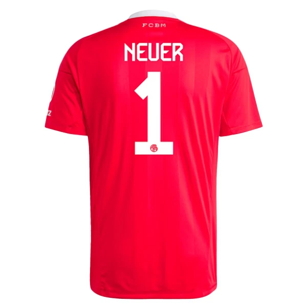 FC Bayern München Neuer 1 Keeper Drakt Barn 2025-26 Rød