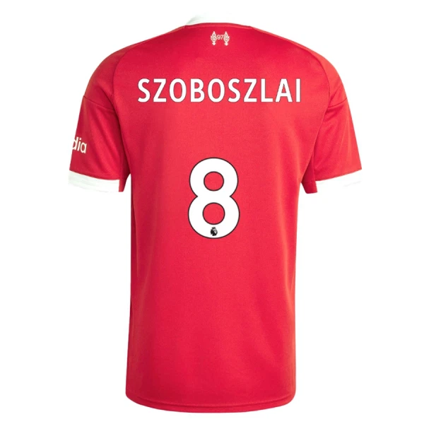 Liverpool Dominik Szoboszlai 8 Hjemmedrakt Herre 2025-26 Liverpool Dominik Szoboszlai 8 Hjemmedrakt Herre 2025-26