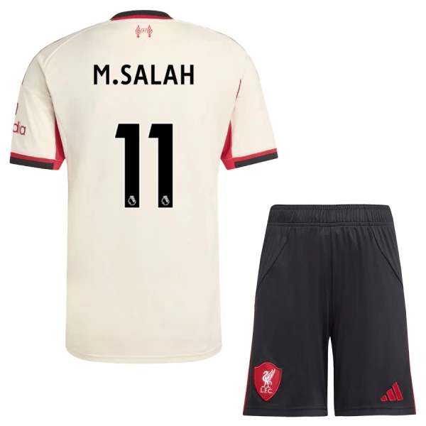 Liverpool M.Salah 11 Bortedrakt Barn 2025-26 - med Bukse Liverpool M.Salah 11 Bortedrakt Barn 2025-26 - med Bukse
