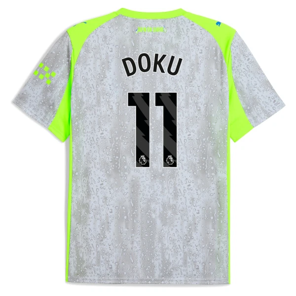 Manchester City Doku 11 Tredjedrakt Herre 2025-26 Manchester City Doku 11 Tredjedrakt Herre 2025-26