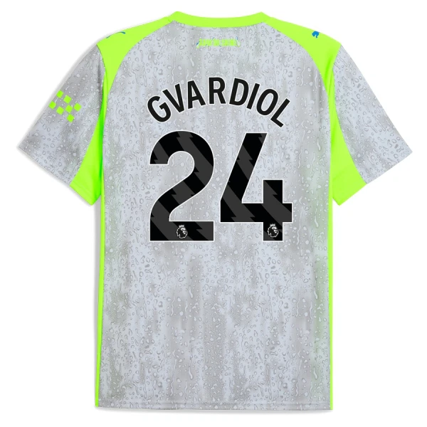 Manchester City Gvardiol 24 Tredjedrakt Herre 2025-26 Manchester City Gvardiol 24 Tredjedrakt Herre 2025-26