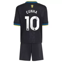 Manchester United Cunha 10 Tredjedrakt Barn 2025-26 - med Bukse Manchester United Cunha 10 Tredjedrakt Barn 2025-26 - med Bukse
