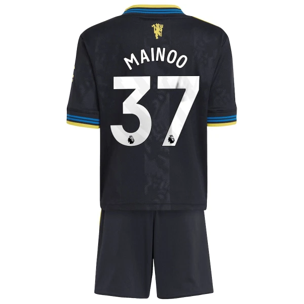 Manchester United Mainoo 37 Tredjedrakt Barn 2025-26 - med Bukse Manchester United Mainoo 37 Tredjedrakt Barn 2025-26 - med Bukse