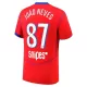 Paris Saint-Germain Joao Neves 87 Tredjedrakt Herre 2025-26 Paris Saint-Germain Joao Neves 87 Tredjedrakt Herre 2025-26