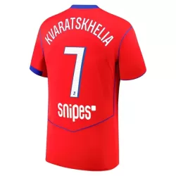 Paris Saint-Germain Kvaratskhelia 7 Tredjedrakt Herre 2025-26 Paris Saint-Germain Kvaratskhelia 7 Tredjedrakt Herre 2025-26