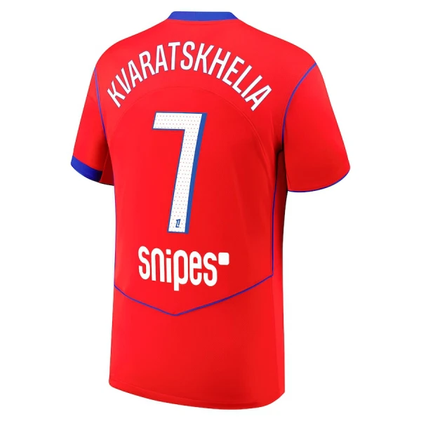 Paris Saint-Germain Kvaratskhelia 7 Tredjedrakt Herre 2025-26 Paris Saint-Germain Kvaratskhelia 7 Tredjedrakt Herre 2025-26