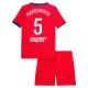 Paris Saint-Germain Marquinhos 5 Tredjedrakt Barn 2025-26 - med Bukse Paris Saint-Germain Marquinhos 5 Tredjedrakt Barn 2025-26 - med Bukse