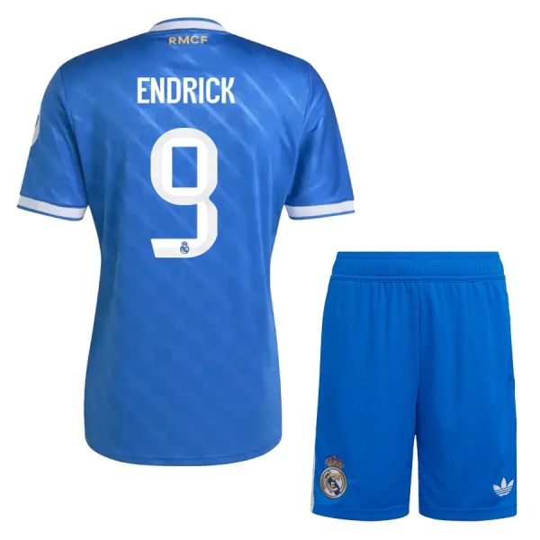 Real Madrid Endrick 9 Tredjedrakt Barn 2025-26 - med Bukse Real Madrid Endrick 9 Tredjedrakt Barn 2025-26 - med Bukse