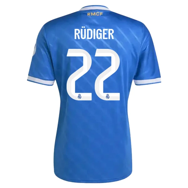 Real Madrid Rudiger 22 Tredjedrakt Herre 2025-26 Real Madrid Rudiger 22 Tredjedrakt Herre 2025-26
