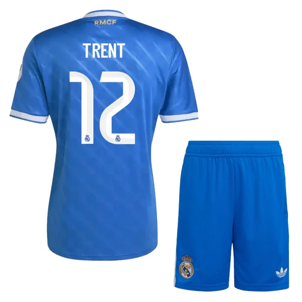 Real Madrid Trent Alexander-Arnold 12 Tredjedrakt Barn 2025-26 - med Bukse Real Madrid Trent Alexander-Arnold 12 Tredjedrakt Barn 2025-26 - med Bukse
