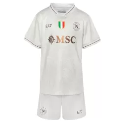 SSC Napoli Bortedrakt Barn 2025-26 - med Bukse SSC Napoli Bortedrakt Barn 2025-26 - med Bukse