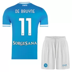 SSC Napoli De Bruyne 11 Hjemmedrakt Barn 2025-26 - med Bukse SSC Napoli De Bruyne 11 Hjemmedrakt Barn 2025-26 - med Bukse