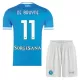 SSC Napoli De Bruyne 11 Hjemmedrakt Barn 2025-26 - med Bukse SSC Napoli De Bruyne 11 Hjemmedrakt Barn 2025-26 - med Bukse