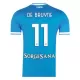SSC Napoli De Bruyne 11 Hjemmedrakt Herre 2025-26 SSC Napoli De Bruyne 11 Hjemmedrakt Herre 2025-26