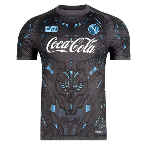 SSC Napoli Pre-Match Drakt Herre 2025-26 Svart SSC Napoli Pre-Match Drakt Herre 2025-26 Svart