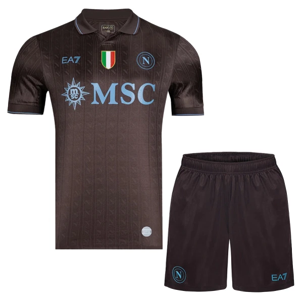 SSC Napoli Tredjedrakt Barn 2025-26 - med Bukse SSC Napoli Tredjedrakt Barn 2025-26 - med Bukse