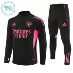 Arsenal Kvart-Zip Trenings Collegegenser Barn 2025-26 Svart