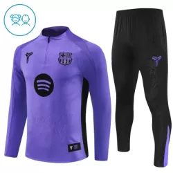 FC Barcelona Kvart-Zip Trenings Collegegenser Barn 2025-26 Lilla FC Barcelona Kvart-Zip Trenings Collegegenser Barn 2025-26 Lilla