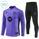 FC Barcelona Kvart-Zip Trenings Collegegenser Barn 2025-26 Lilla